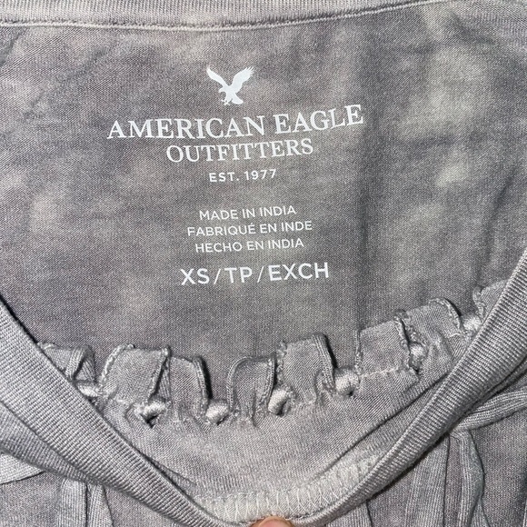 American Eagle Ty-Dye Cut-Out Design T-Shirt - Picture 3 of 4